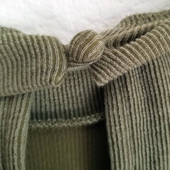 TopShop Short-Sleeve Maxi Dress Size 14 Moss / Olive Green Color Stretch Fabric - Picture 11 of 14